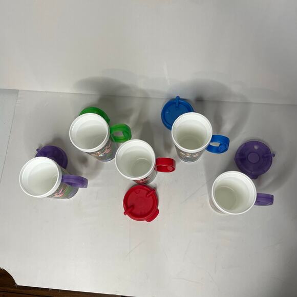 Disney Resort Refillable Mug, Lot of 5 with Lids - Picture 2 of 2